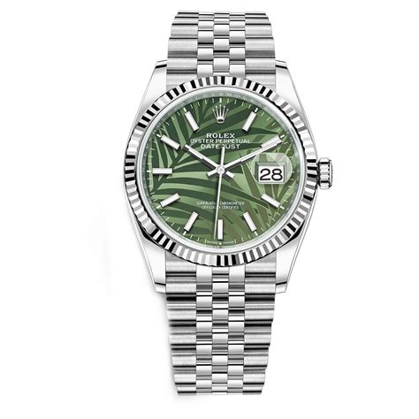 Rolex olive green watch